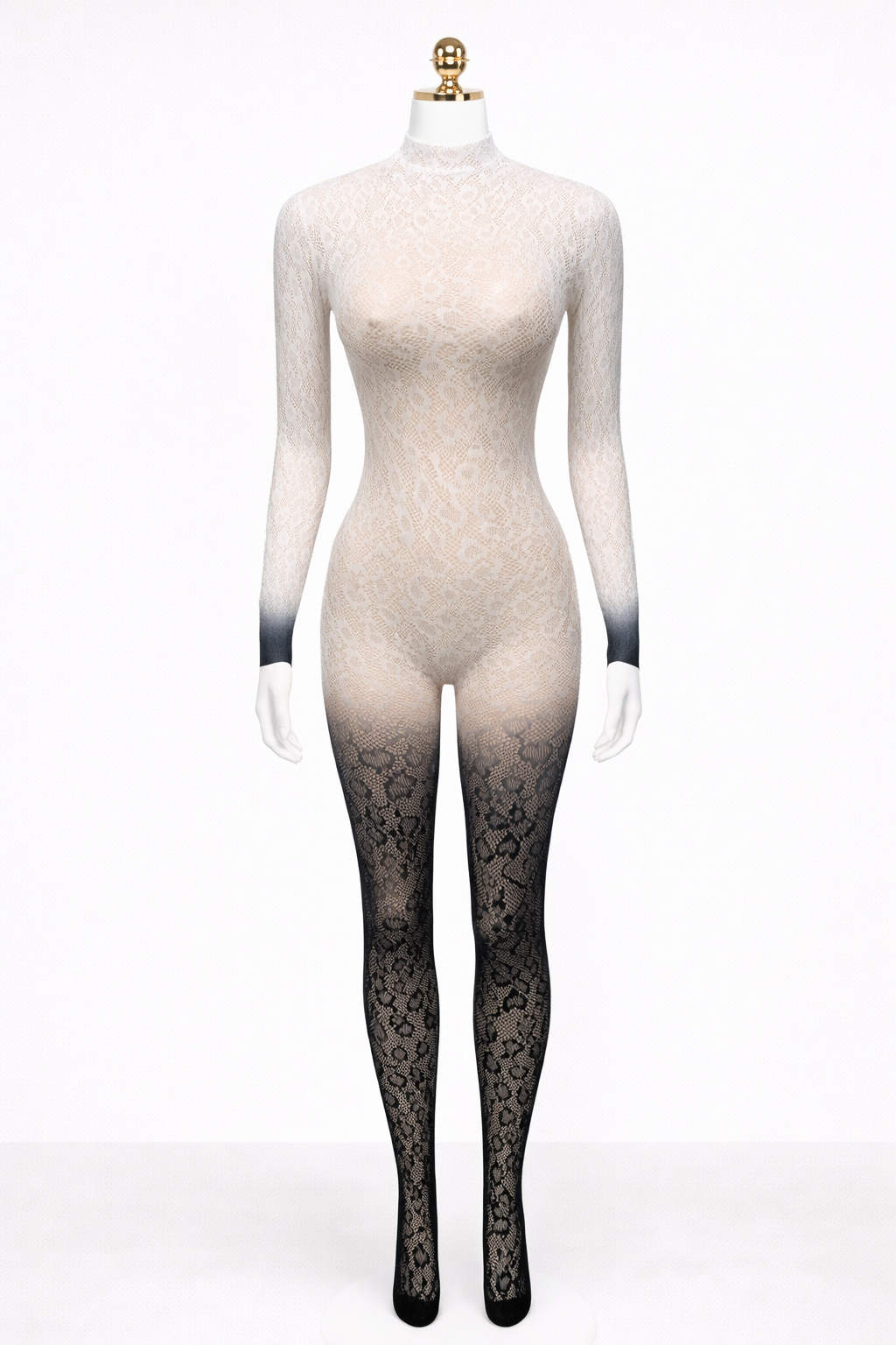 Long Sleeve Lace Bodysuit